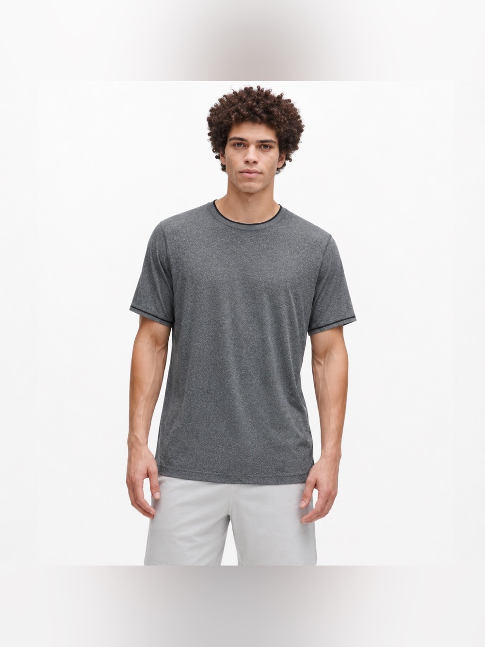 Lululemon Men’s Metal Vent Tech Short Sleeve Shirt Tee Gray Size Small 356